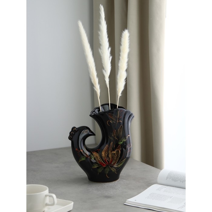 Ваза керамическая «Голубь», настольная, 25 см, микс Ваза керамическая «Голубь», настольная, 25 см, микс