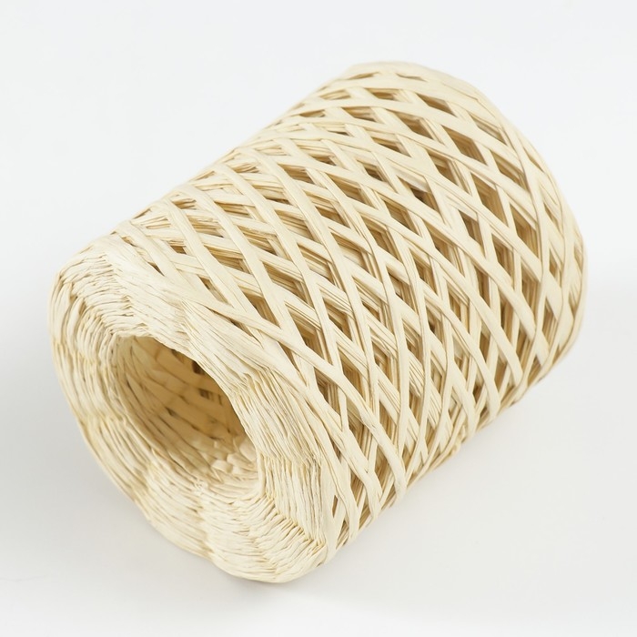 Пряжа 100% целлюлоза Пряжа 100% целлюлоза "Softino Raffia Color" ленточная, бежевая 200м ±2м 120 гр