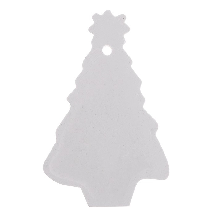 Новый год! Ёлочное украшение под раскраску «Ёлочка со звездой» с подвесом, кисть Новый год! Ёлочное украшение под раскраску «Ёлочка со звездой» с подвесом, кисть