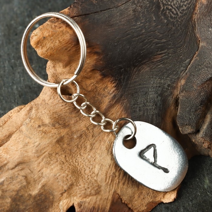 Амулет "Скандинавские Руны", руна ВУНЬО, 21х29мм, металлический