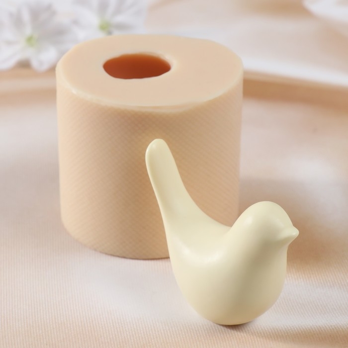 Молд силиконовый Молд силиконовый "Птичка" Силикон 6,5х3,5х7 см