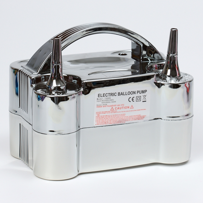 Компрессор для воздушных шаров, цвет серебро, без батареек Компрессор для воздушных шаров, цвет серебро, без батареек