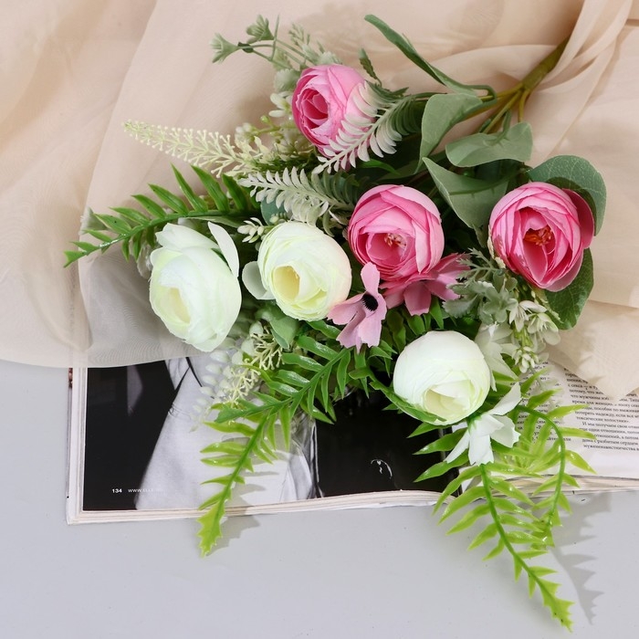 Букет Букет "Пион Бардоулф" 30 см, микс