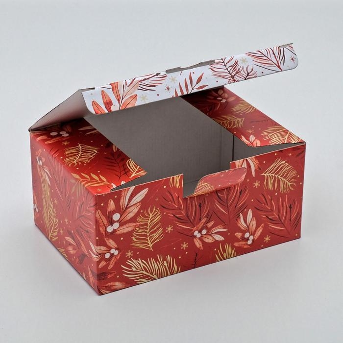 Коробка подарочная новогодняя складная &laquo;Волшебство&raquo;, 22 х 15 х 10 см, Новый год