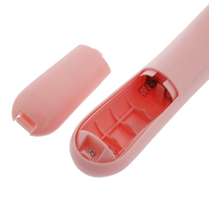 Массажёр Luazon LEM-43, для лица, 6 насадок, от 2*ААА (не в компл.), розовый Массажёр Luazon LEM-43, для лица, 6 насадок, от 2*ААА (не в компл.), розовый