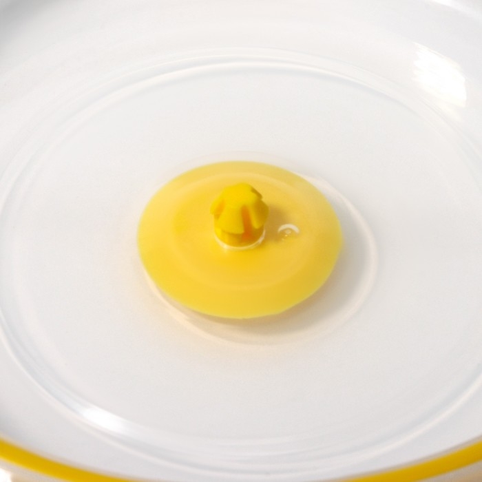 Контейнер для еды из жаропрочного стекла Доляна, круглый, 500 мл, 19&times;8 см