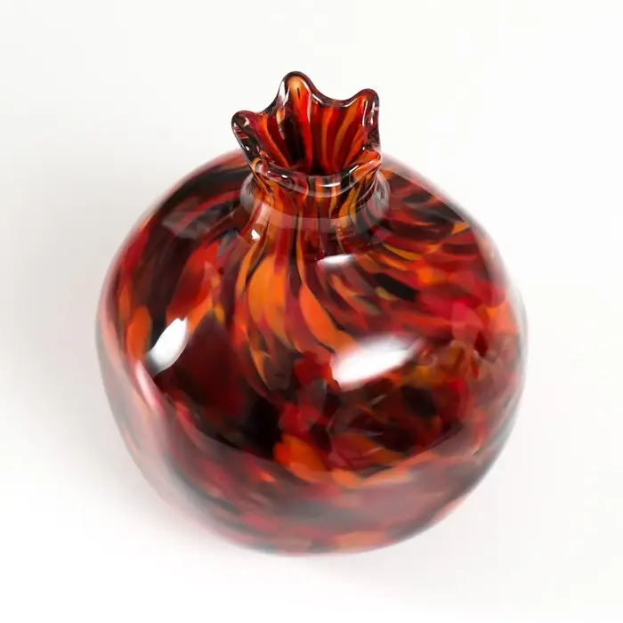 Ваза «Гранат», h=10 см, стекло, красно-марганцевая Ваза «Гранат», h=10 см, стекло, красно-марганцевая