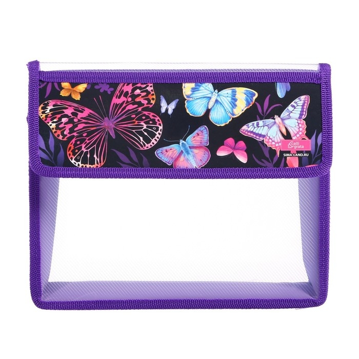 Папка для тетрадей А5 (230 х 190 х 50 мм), с клапаном на липучке, пластик/текстиль, Calligrata Папка для тетрадей А5 (230 х 190 х 50 мм), с клапаном на липучке, пластик/текстиль, Calligrata