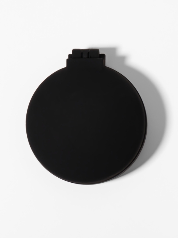 Расчёска массажная «Классика», складная, с зеркалом, 7×2.5 см, матовая, чёрная Расчёска массажная «Классика», складная, с зеркалом, 7×2.5 см, матовая, чёрная