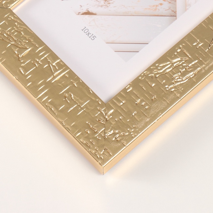 Фоторамка пластик МИРАМ 10х15 651511-4 (6) золото (пластиковый экран) Фоторамка пластик МИРАМ 10х15 651511-4 (6) золото (пластиковый экран)