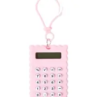 Калькулятор - брелок &laquo;Печенье&raquo; 8-разрядный, МИКС