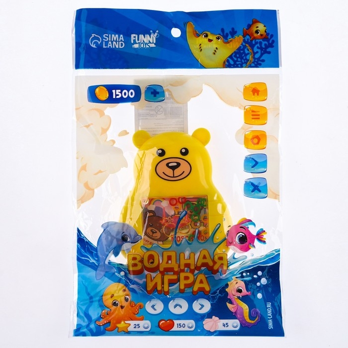 Водная игра с колечками «Мишка», вид МИКС Водная игра с колечками «Мишка», вид МИКС