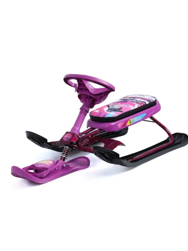 Снегокат &laquo;Ника кросс&raquo; Slalom, розовый, фиолетовый, СНК/SL Nika Kids