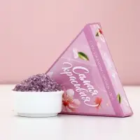 Соль для ванны, аромат роза, 150 г, Чистое счастье