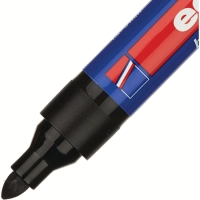 Маркер перманентный пигментный EDDING E-30/001 черн 1,5-3мм круг.наконечник