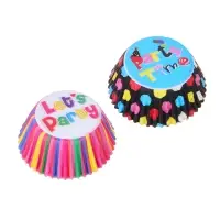 Набор формочек для кап-кейков тм VETTA, 5,5х3х7см, пергамент, 2 дизайна, 48шт