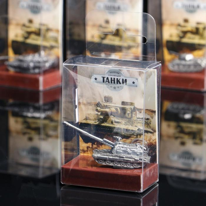 Фигурка Фигурка "Коллекция Танки. Самоходная гаубица Коалиция", латунь