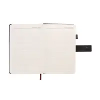 Ежедневник недатированный формат А5, с хлястиком, 128л, линия, пвх, Черный Ежедневник недатированный формат А5, с хлястиком, 128л, линия, пвх, Черный