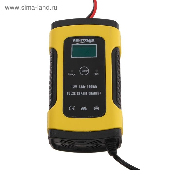 Зарядное устройство АКБ 12 В, 6 А, автомат, 220 В, 87 Вт, LED дисплей Зарядное устройство АКБ 12 В, 6 А, автомат, 220 В, 87 Вт, LED дисплей