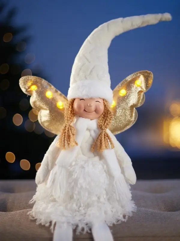 Фигура текстиль «Кукла в белом» 70 см, 6 LED, AG10x3 (в компл.), Т/БЕЛЫЙ Фигура текстиль «Кукла в белом» 70 см, 6 LED, AG10x3 (в компл.), Т/БЕЛЫЙ