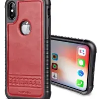 Чехол iPh XS Max кожаный Sharp