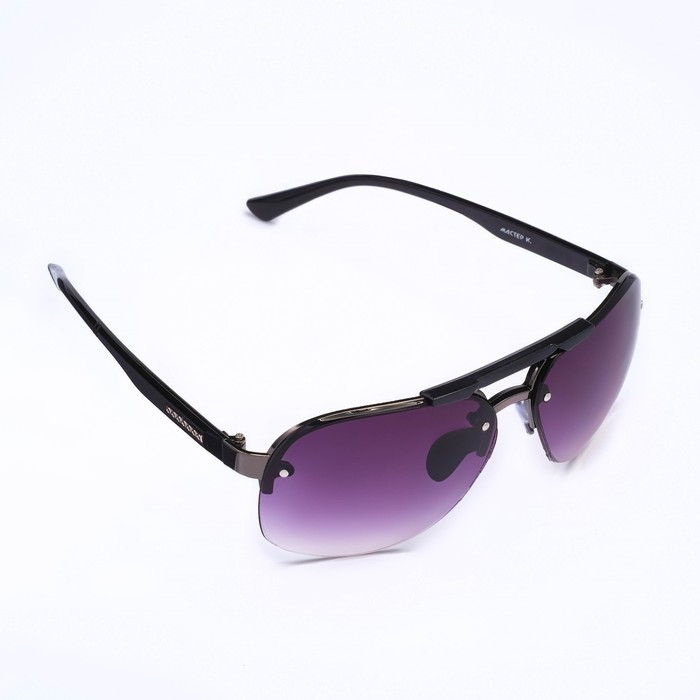 Очки солнцезащитные OneSun, UV 380, линза 5×6.5 см, дужка 12.5 см, ширина 14 см, фиолетовые Очки солнцезащитные OneSun, UV 380, линза 5×6.5 см, дужка 12.5 см, ширина 14 см, фиолетовые