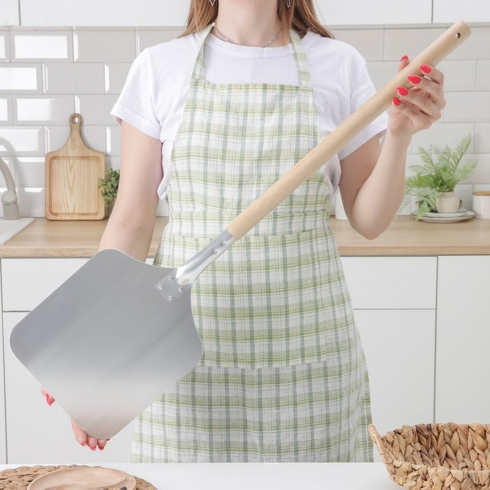 Лопата для пиццы из нержавеющей стали «Общепит», 83×23×2 см, полотно 23×26 см, толщина 1,5 мм Лопата для пиццы из нержавеющей стали «Общепит», 83×23×2 см, полотно 23×26 см, толщина 1,5 мм