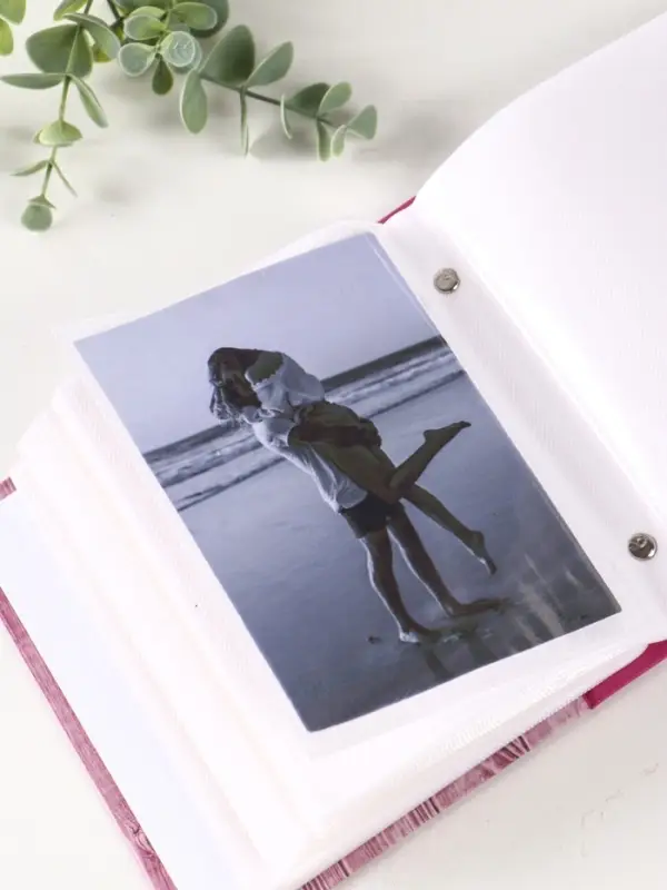 Фотоальбом 100 фото "Картина с цветами"10X15см, ПП карм.