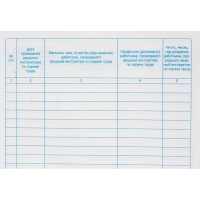 Журнал регистрации вводного инструктажа по охране труда, бумвинил,96л,офсет