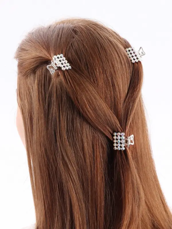 Крабик для волос &laquo;Классик&raquo;, 2.5 см, серебристый