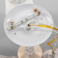 Люстра 2149/5 E14 40Вт белый с золотой патиной 57х57х38 см BayerLux