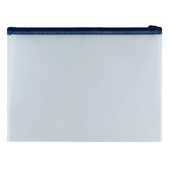 Папка-конверт на ZIP-молнии А5+, 140 мкм, ErichKrause Папка-конверт на ZIP-молнии А5+, 140 мкм, ErichKrause "Fizzy Clear", прозрачная, с цветной молнией, микс