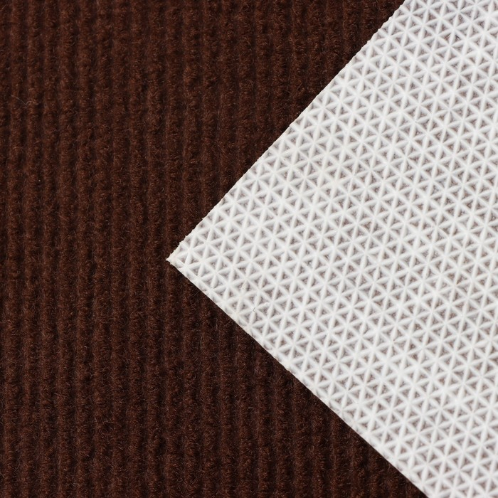 Коврик влаговпитывающий придверный светящийся в темноте Доляна «Добро пожаловать», 50×80 см, цвет коричневый Коврик влаговпитывающий придверный светящийся в темноте Доляна «Добро пожаловать», 50×80 см, цвет коричневый