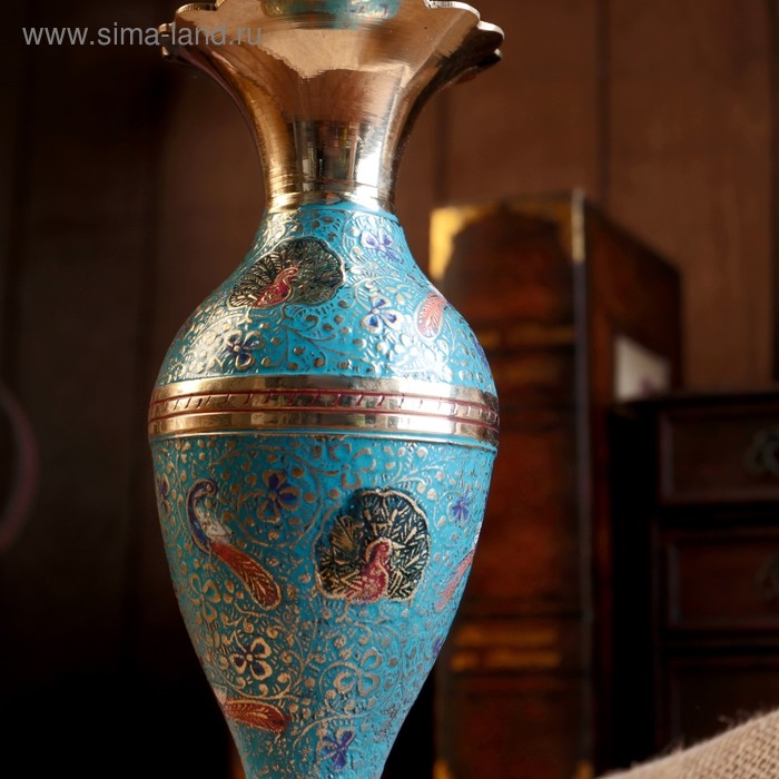 Ваза  Ваза "Цветок" латунь 8х8х21 см