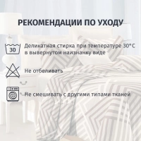 Постельное белье евро микросат(наволочки70х70-2шт)-2139 Павел
