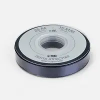 Лента атласная TEIRA, двухсторонняя, 15 мм, 25&plusmn;1 м, тёмно-синяя №330