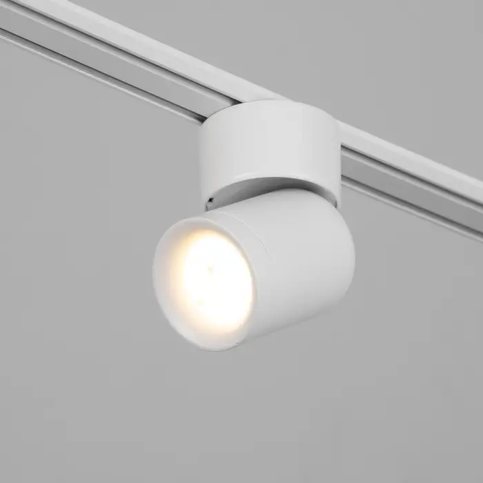 Светильник трековый BayerLux SLIM &laquo;Бочонок&raquo;, LED, 10 Вт, 3000K-6000К, 48 В, CRI90, 6.3&times;6.3&times;14.5 см, белый