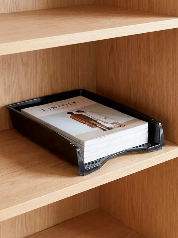 Лоток для бумаг Calligrata &laquo;Офис-класс&raquo;, А4, горизонтальный, 1 отделение, чёрный