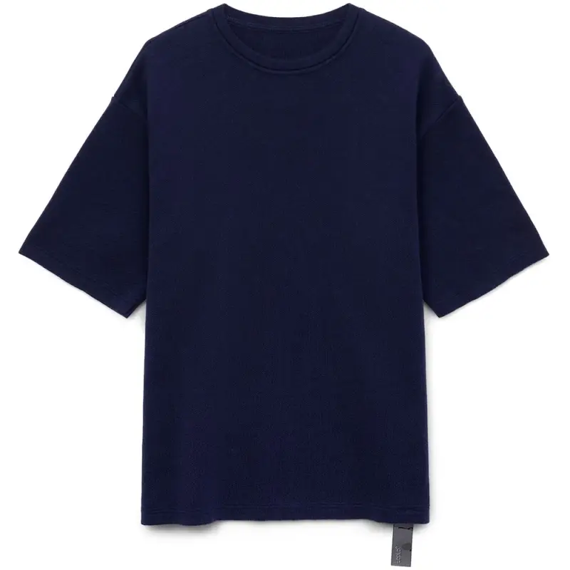 Джемпер с коротким рукавом Siluetti Volumica, темно-синий, размер XS/S Джемпер с коротким рукавом Siluetti Volumica, темно-синий, размер XS/S