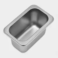 Гастроёмкость GN 1/9 Hanna Kn&ouml;vell, 100 мм, 17.6&times;11.2&times;10 см, толщина 0.6 мм, нержавеющая сталь