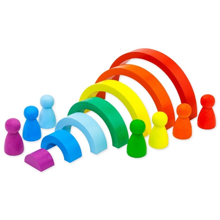 Пирамидка «Ступеньки. Радуга» Пирамидка «Ступеньки. Радуга»