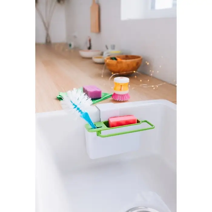 Подставка для ванных и кухонных принадлежностей, 20×9×9 см, цвет МИКС Подставка для ванных и кухонных принадлежностей, 20×9×9 см, цвет МИКС