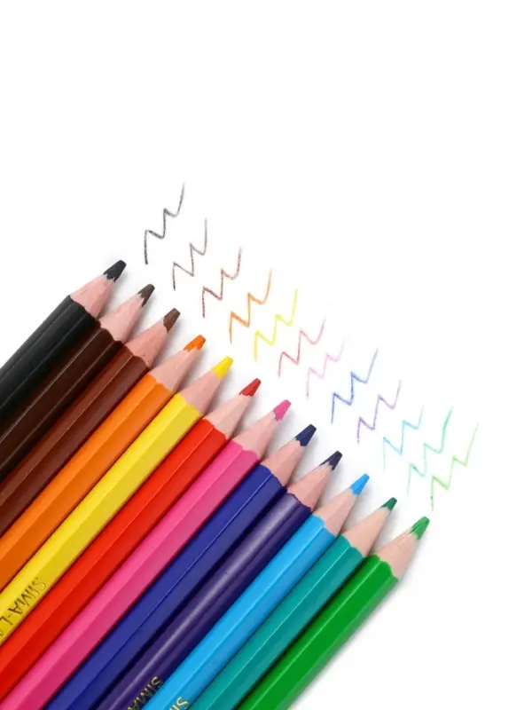 Цветные карандаши, 12 цветов, мини, шестигранные, БукиБяки