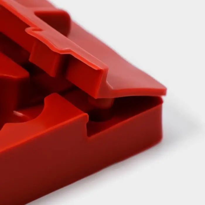 Форма для леденцов &laquo;Батончик&raquo;, силикон, 19&times;11&times;2 см, 5 ячеек (6&times;2.6 см), МИКС