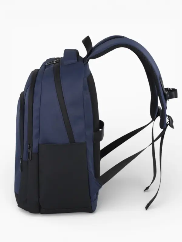 Рюкзак, водонепроницаемое дно, 2 отделения, 3 кармана, 31&times;14.5&times;45 см, синий