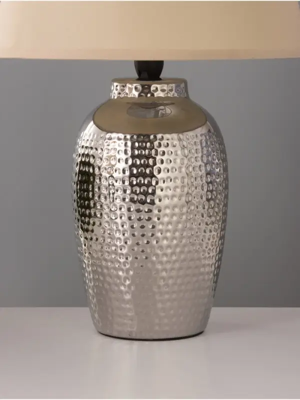 Настольная лампа &laquo;Бабл&raquo; 1&times;15 Вт Е14 серебро 28&times;28&times;44 см