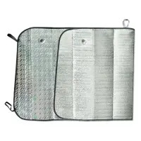 Шторка солнцезащитная (на лобовое стекло) SH-111S "LASER" 130x60 cm