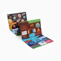 Книжка с окошками "От космоса до морских глубин", Синий трактор