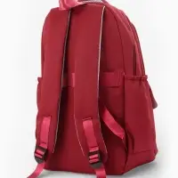 Рюкзак школьный &laquo;Котик&raquo;, 3 кармана, 2 отделения, 29&times;14&times;44 см, бордовый