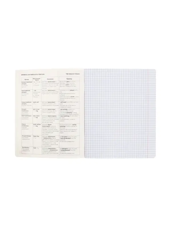 Предметная тетрадь по английскому языку Hatber &laquo;Буквица&raquo;, 48 листов, в клетку, со справочным материалом, обложка из мелованного картона